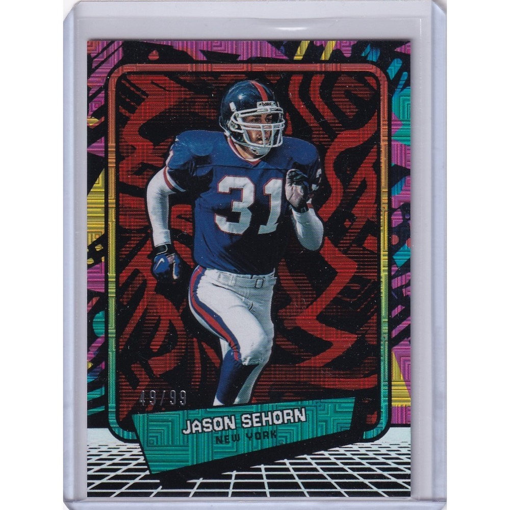 2026 Panini 90s Pop Culture Jason Sehorn New York Giants #57 Serial 49/99